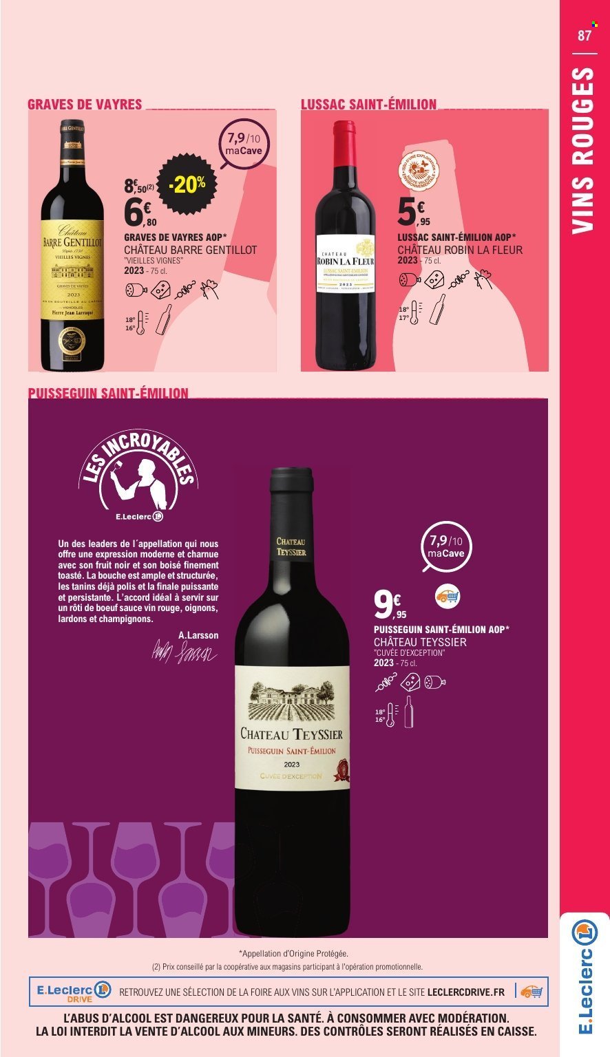 Catalogue E.LECLERC - FOIRE AUX VINS (2025-09-27 - 2025-10-11)