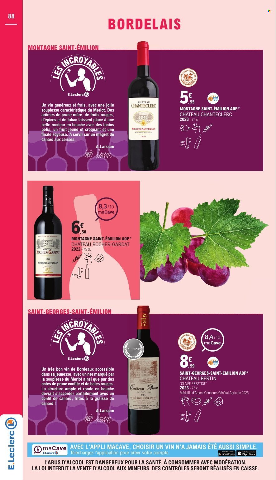 Catalogue E.LECLERC - FOIRE AUX VINS (2025-09-27 - 2025-10-11)