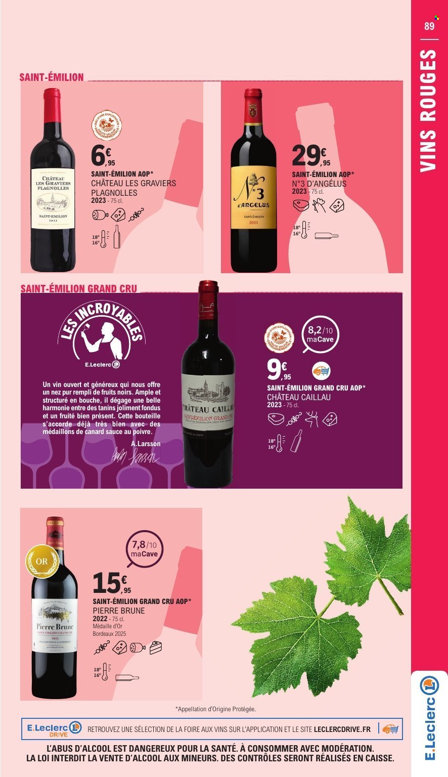 Catalogue E.LECLERC - FOIRE AUX VINS (2025-09-27 - 2025-10-11)