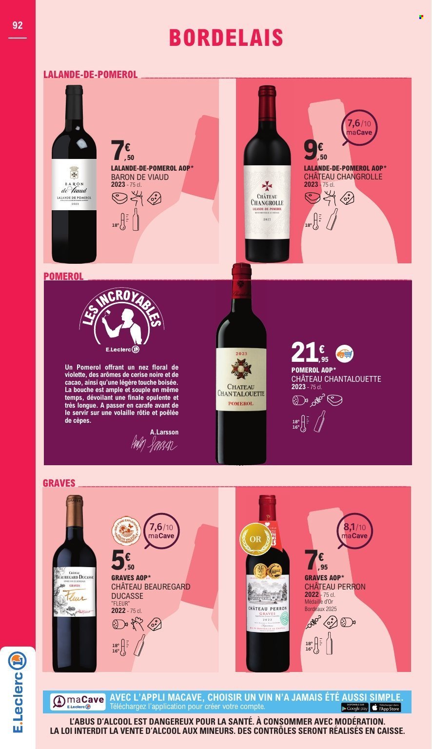 Catalogue E.LECLERC - FOIRE AUX VINS (2025-09-27 - 2025-10-11)