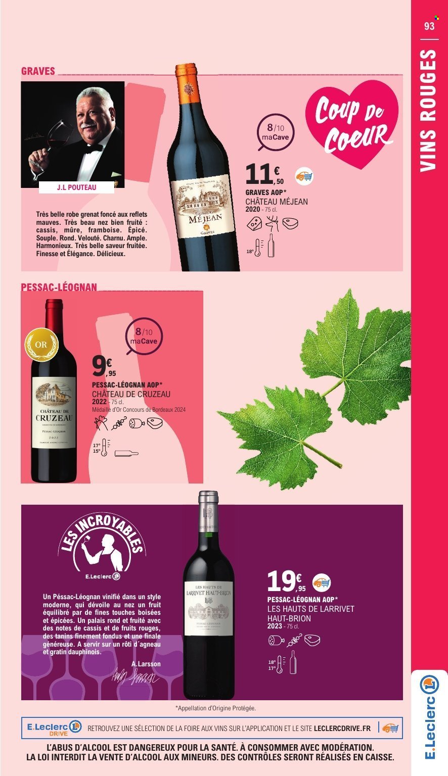 Catalogue E.LECLERC - FOIRE AUX VINS (2025-09-27 - 2025-10-11)