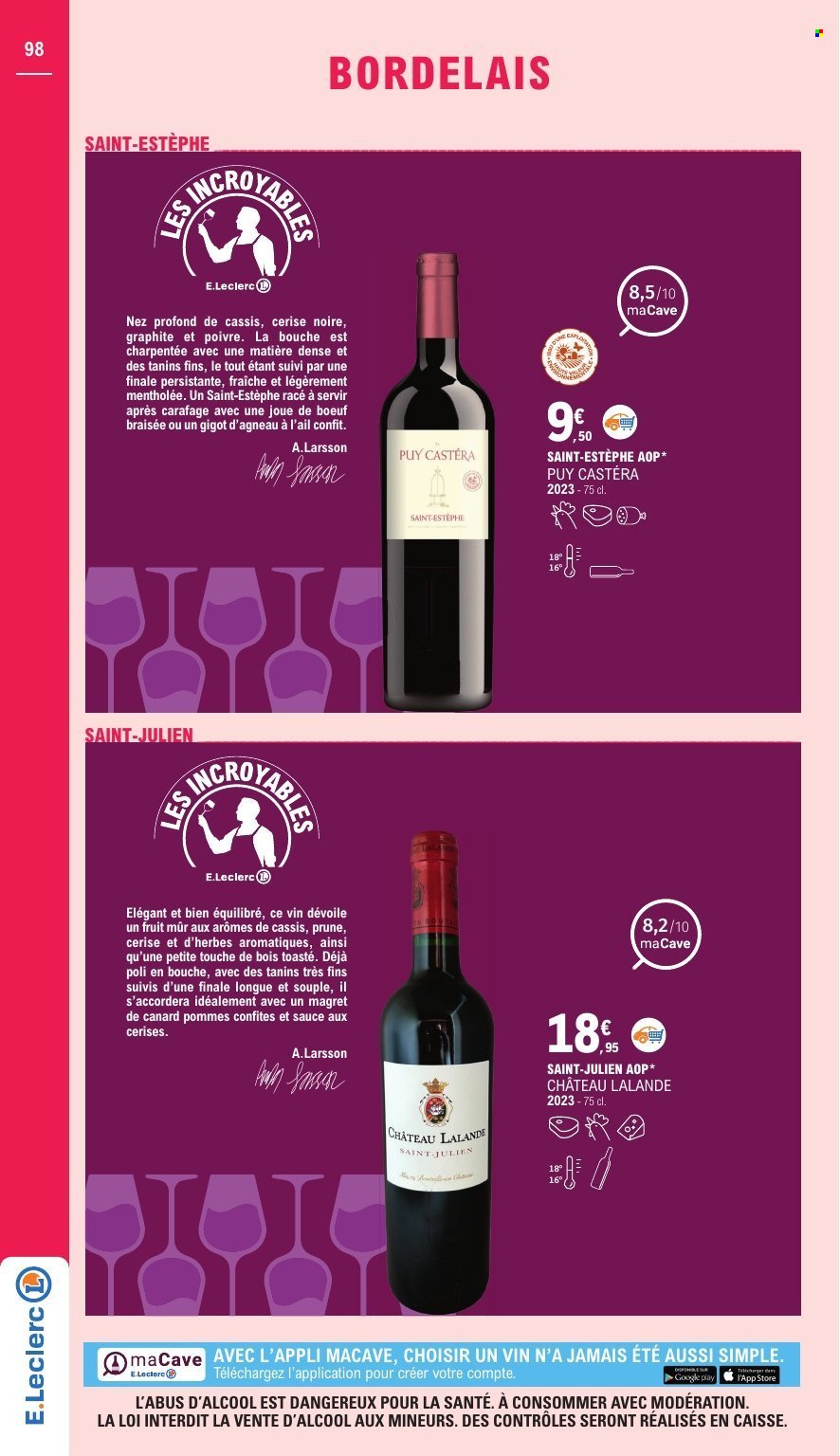 Catalogue E.LECLERC - FOIRE AUX VINS (2025-09-27 - 2025-10-11)