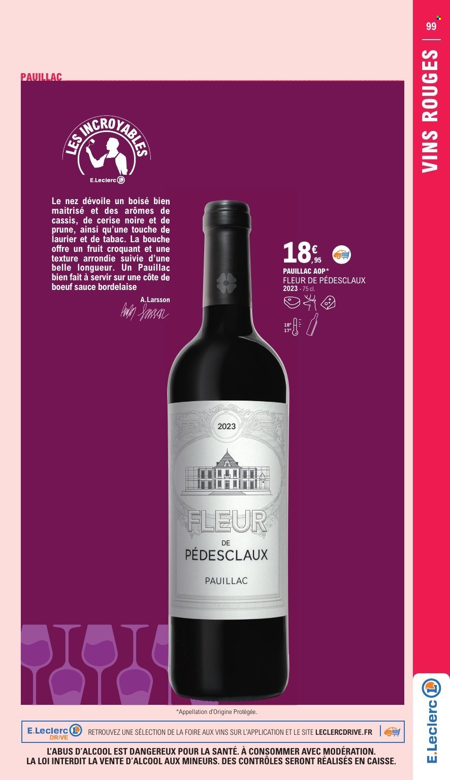 Catalogue E.LECLERC - FOIRE AUX VINS (2025-09-27 - 2025-10-11)