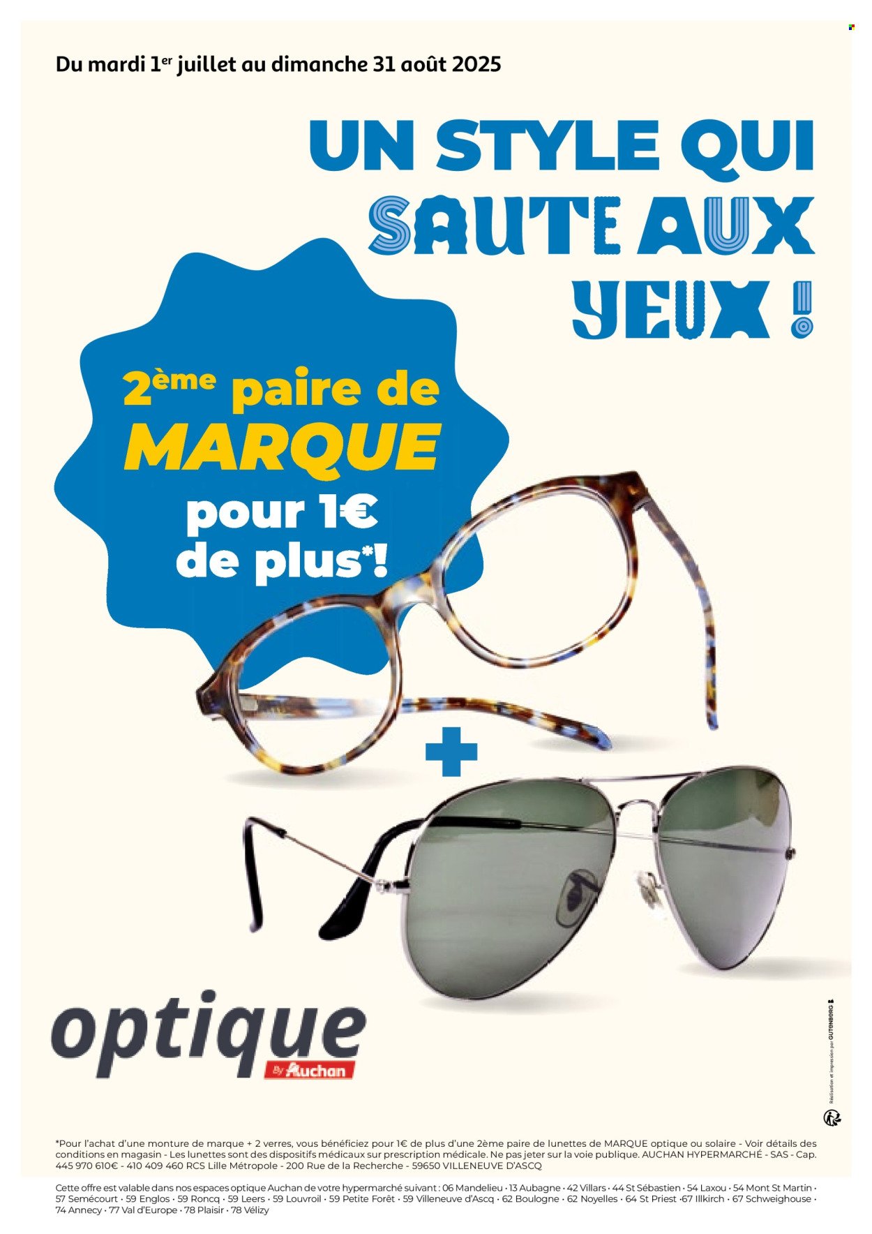 Catalogue AUCHAN - Un style qui saute au yeux (2025-07-01 - 2025-08-31)