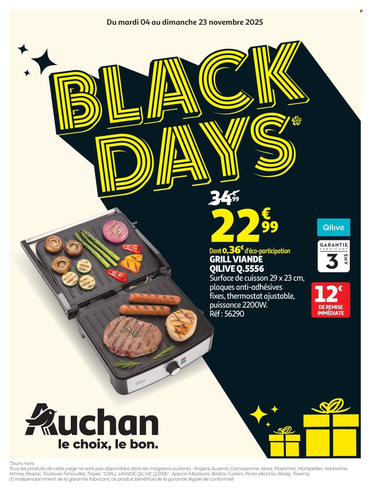 Catalogue AUCHAN - Les Black Days c'est parti !