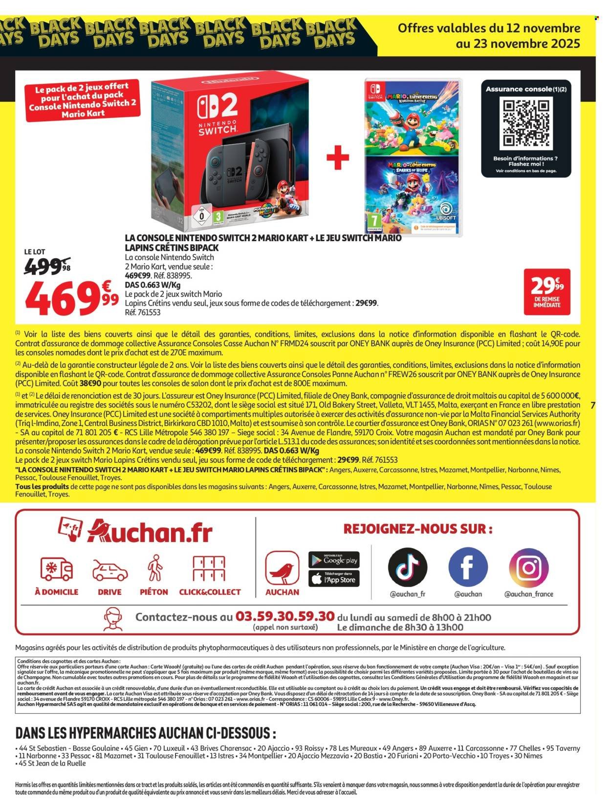 Catalogue AUCHAN - Les Black Days c'est parti !