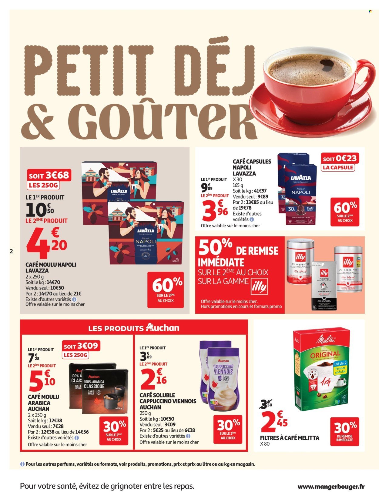 Catalogue AUCHAN - Petit dej, goûter super