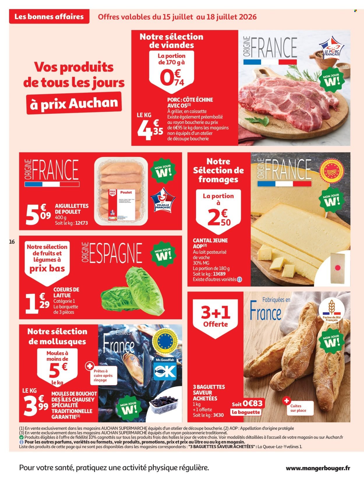 Catalogue AUCHAN - Petit dej, goûter super
