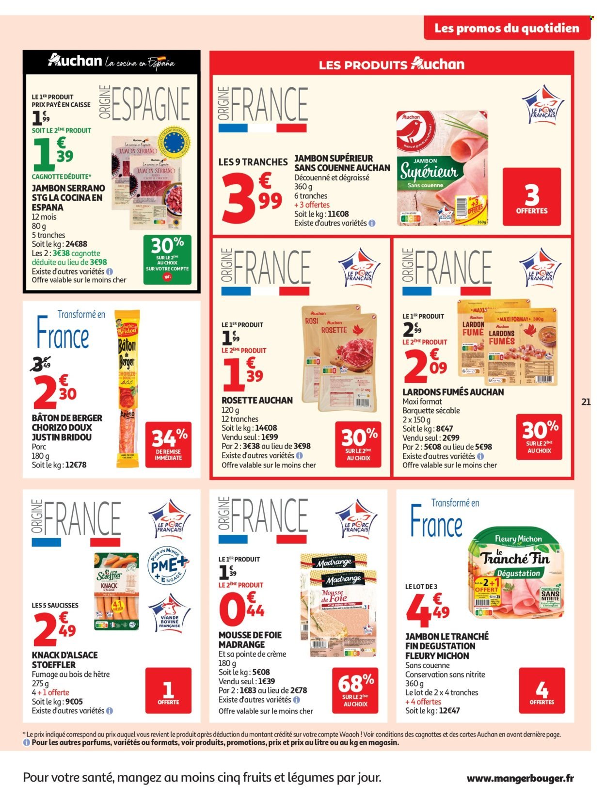 Catalogue AUCHAN - Petit dej, goûter super