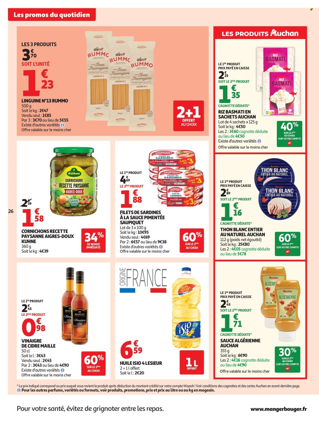 Catalogue AUCHAN - Petit dej, goûter super