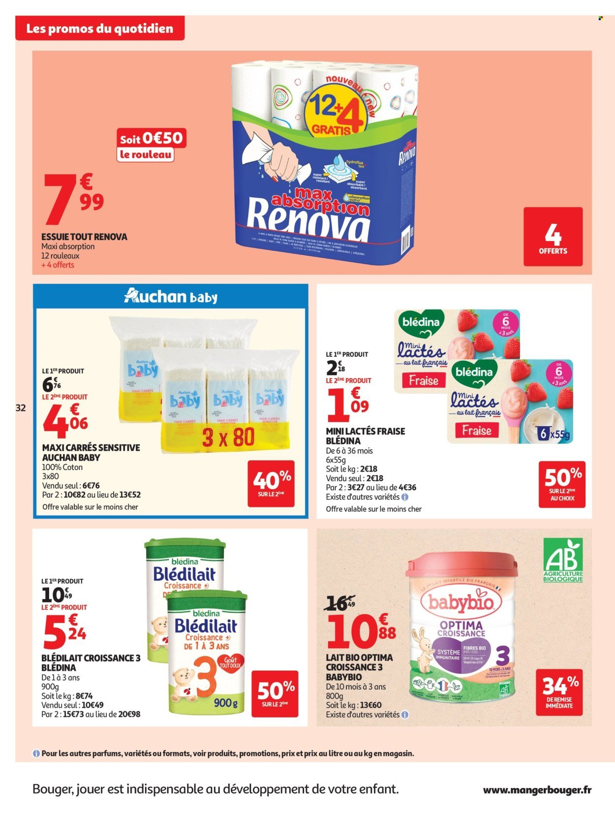 Catalogue AUCHAN - Petit dej, goûter super
