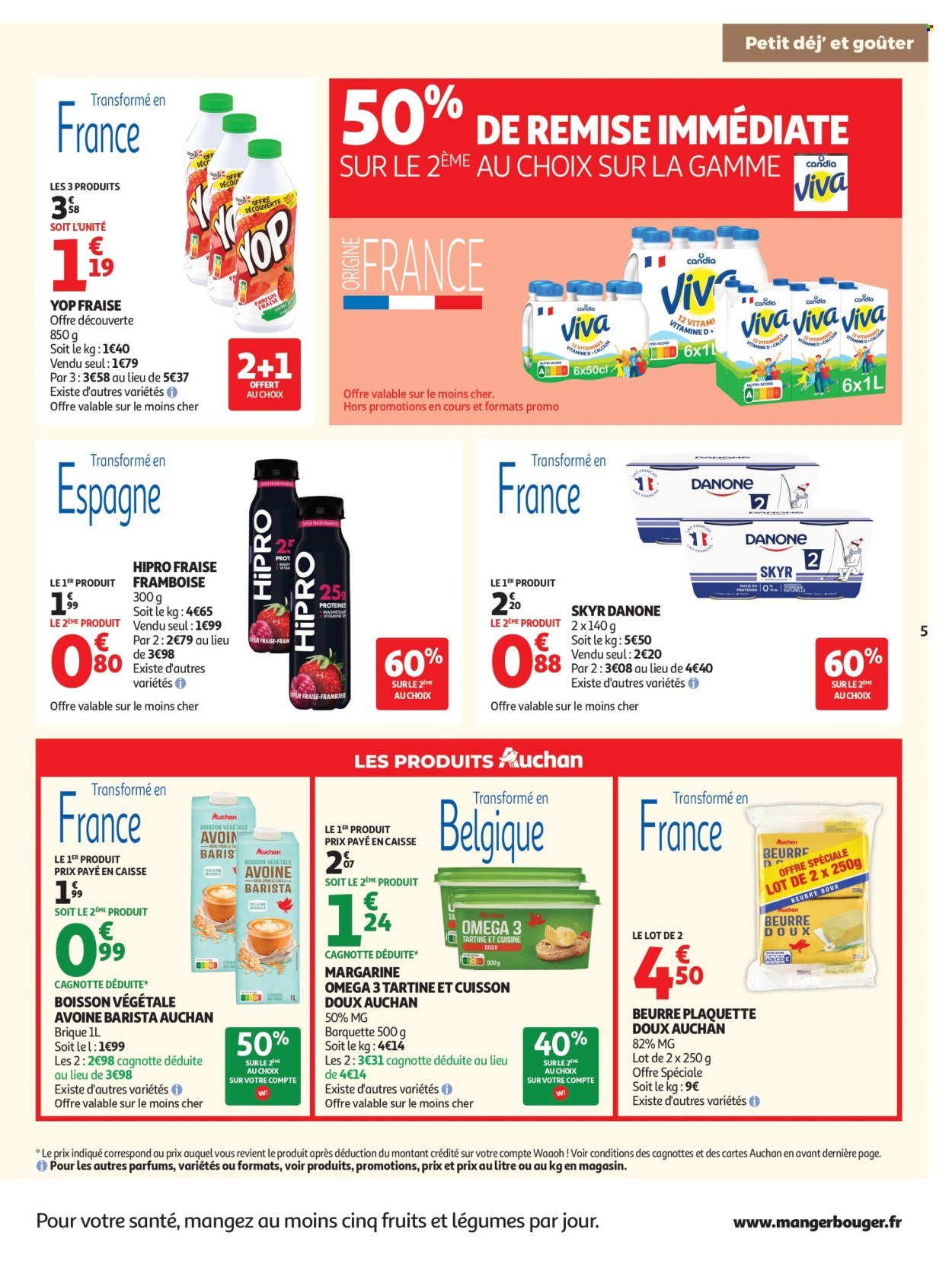Catalogue AUCHAN - Petit dej, goûter super