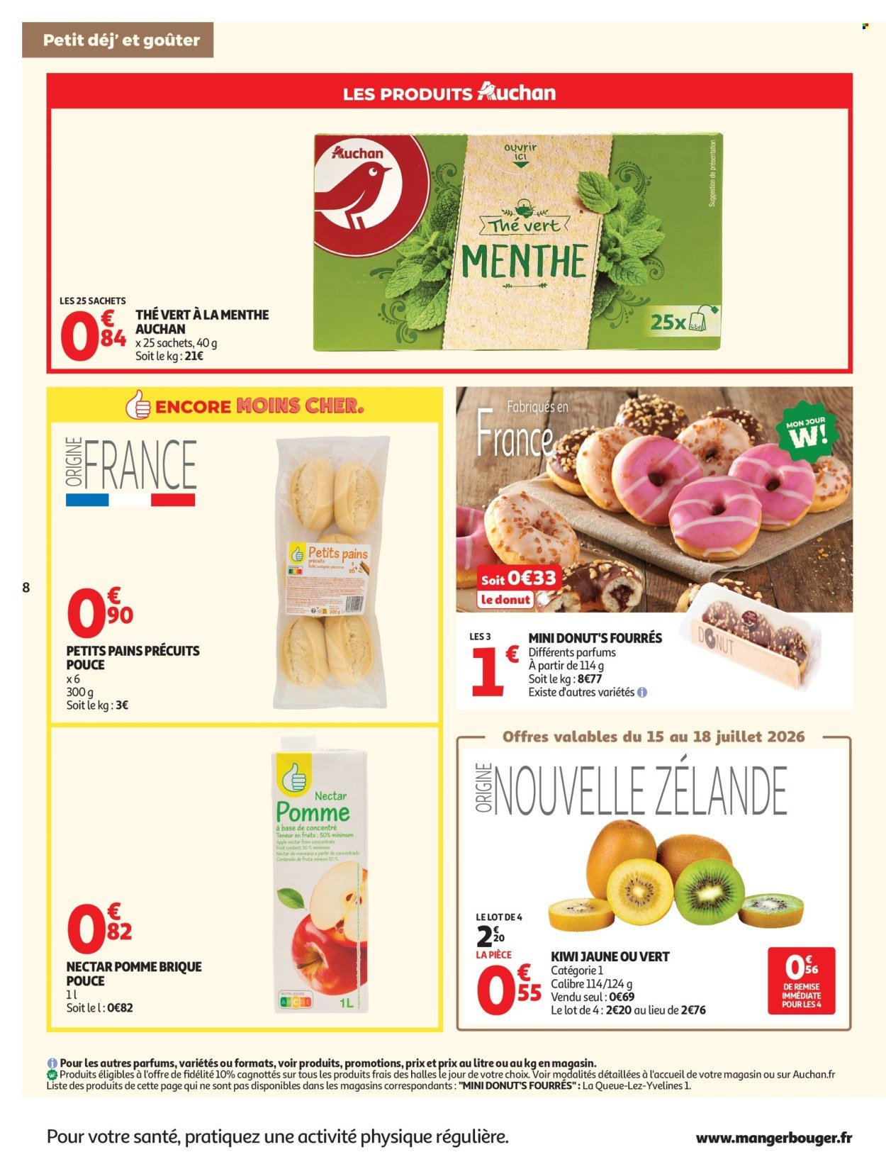 Catalogue AUCHAN - Petit dej, goûter super