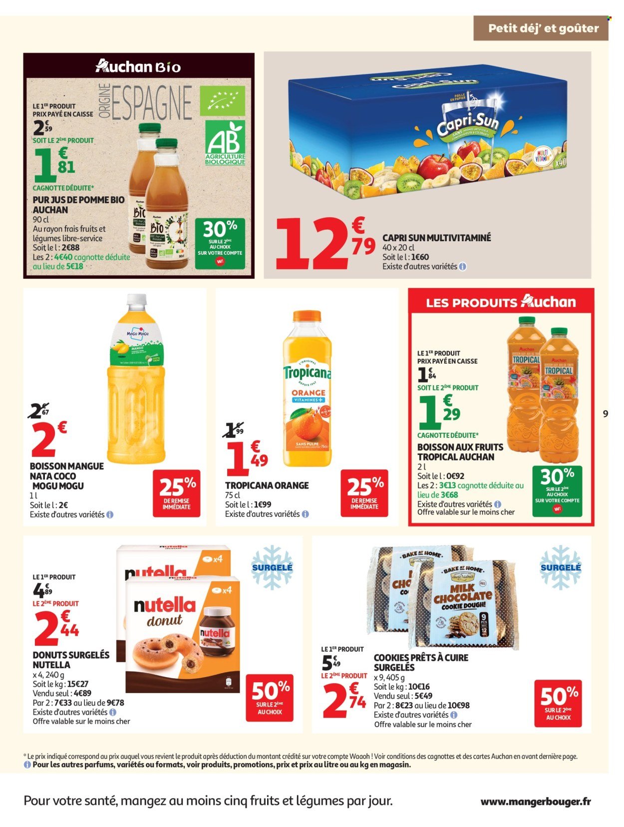 Catalogue AUCHAN - Petit dej, goûter super