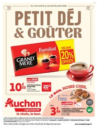 Catalogue AUCHAN - Petit dej, goûter super