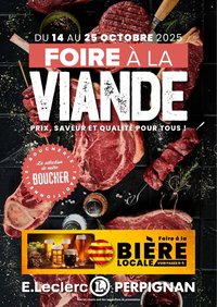 Catalogue E.LECLERC - FOIRE À LA VIANDE + BIÈRES LOCALES