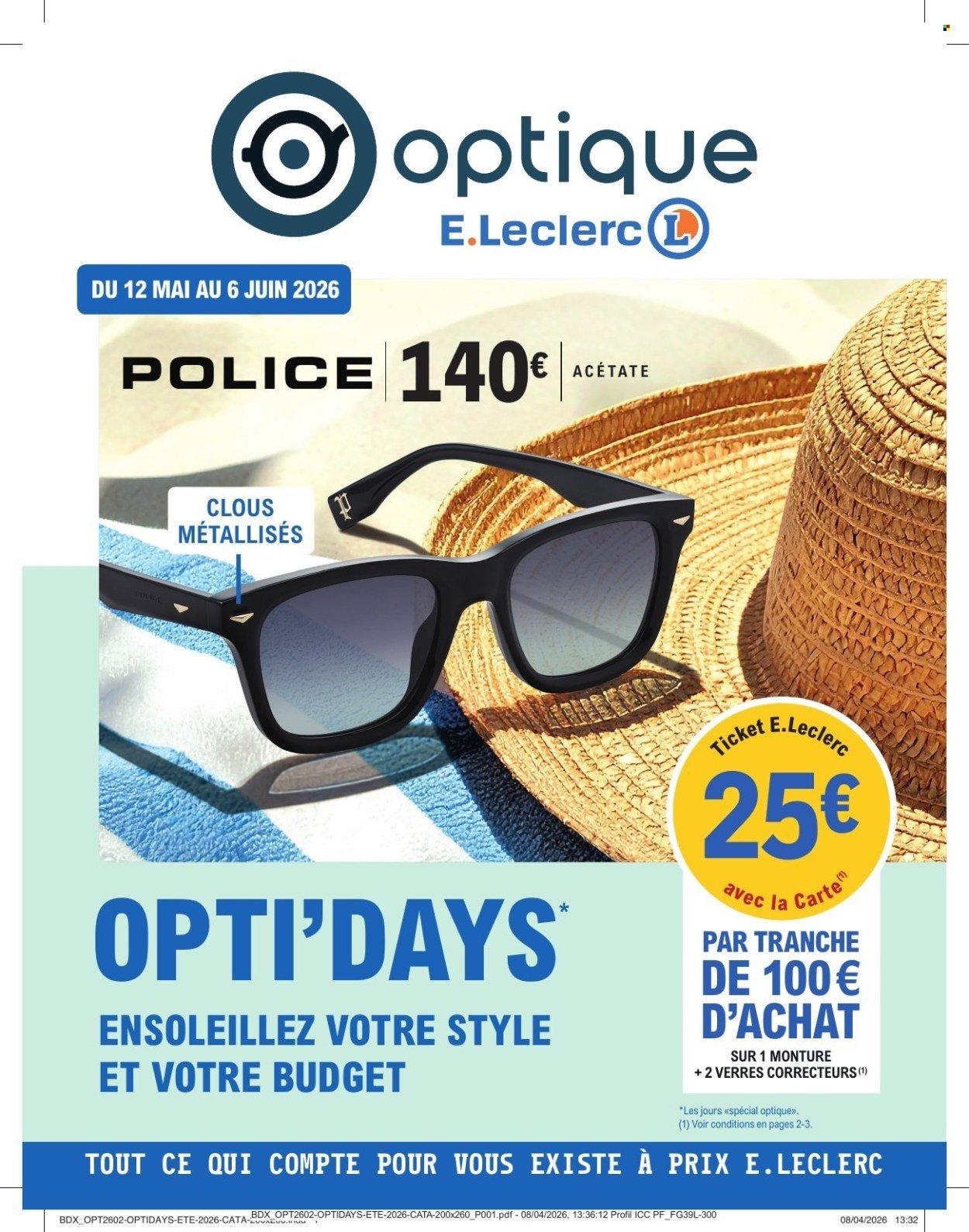 Catalogue E.LECLERC - OPTI'DAYS ÉTÉ