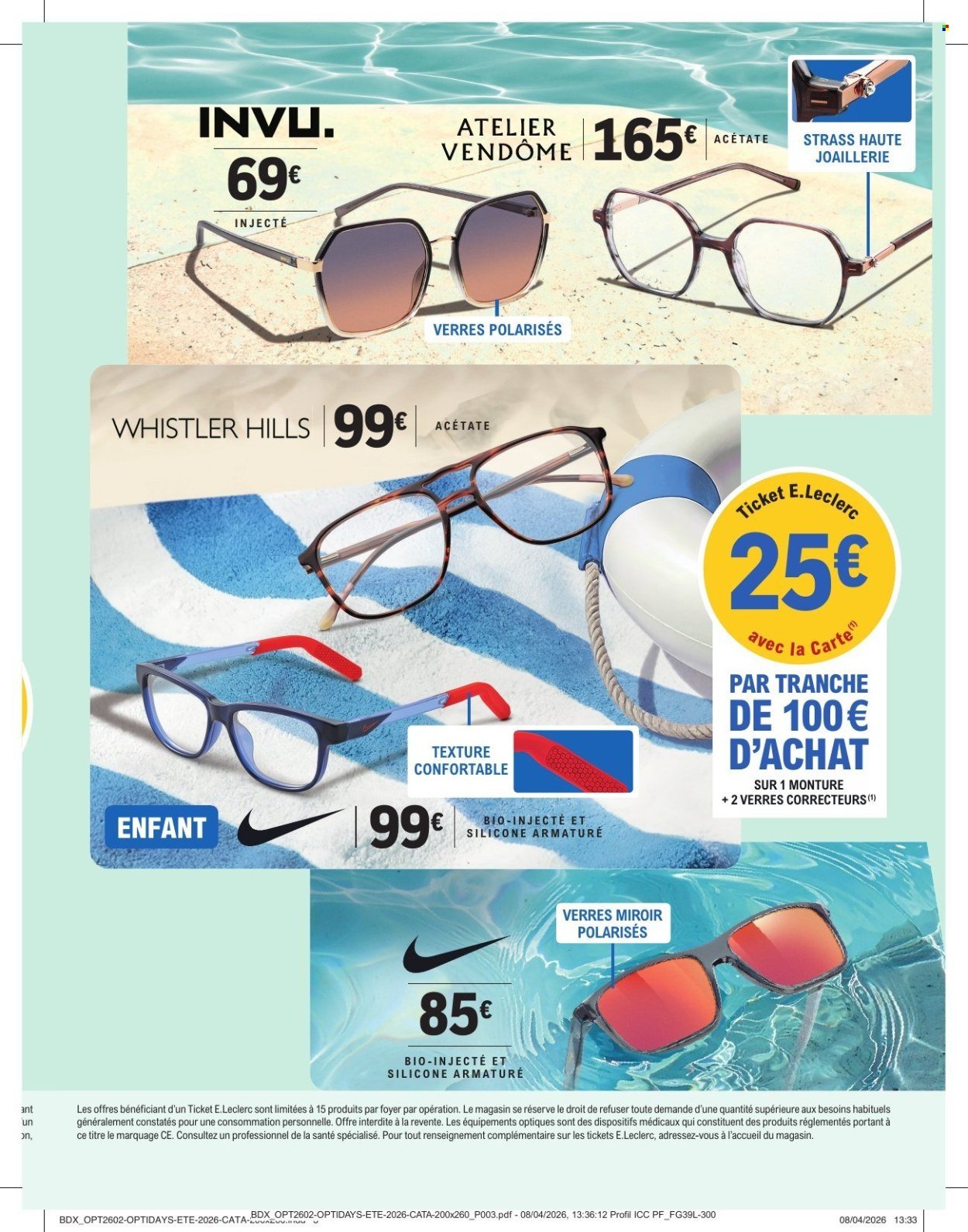Catalogue E.LECLERC - OPTI'DAYS ÉTÉ