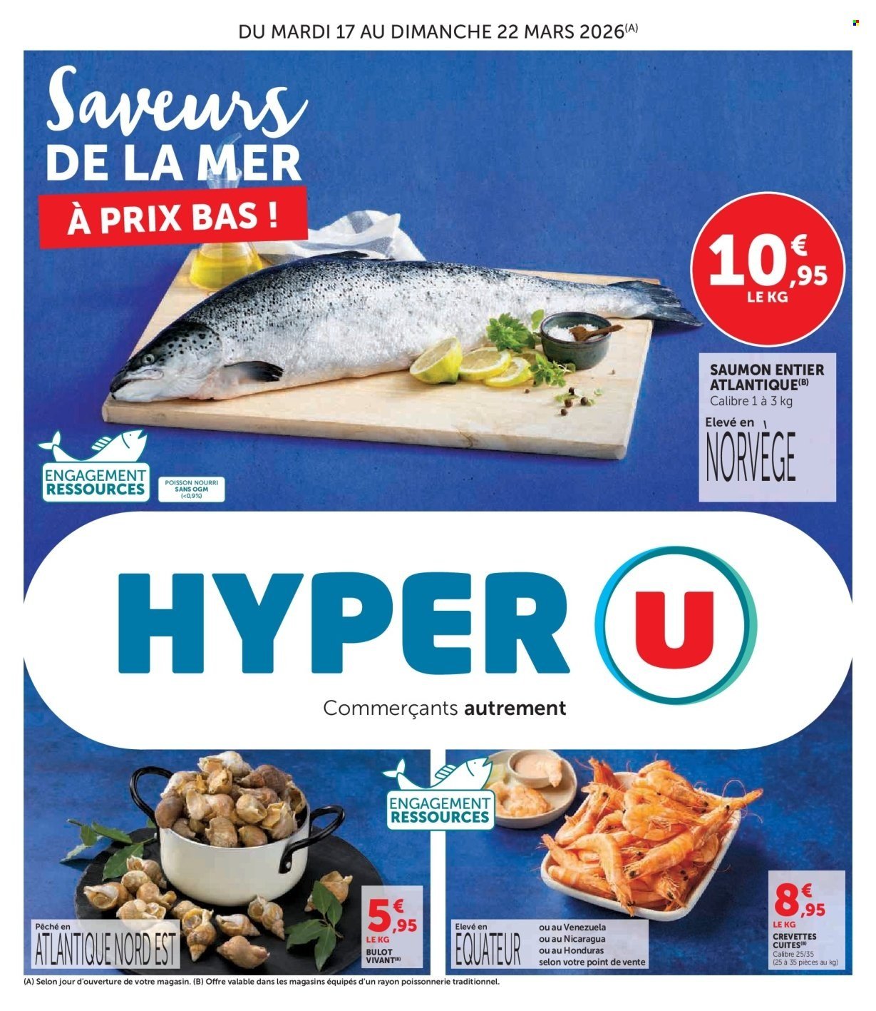 Catalogue HYPER U - Saveurs de la mer à prix bas !