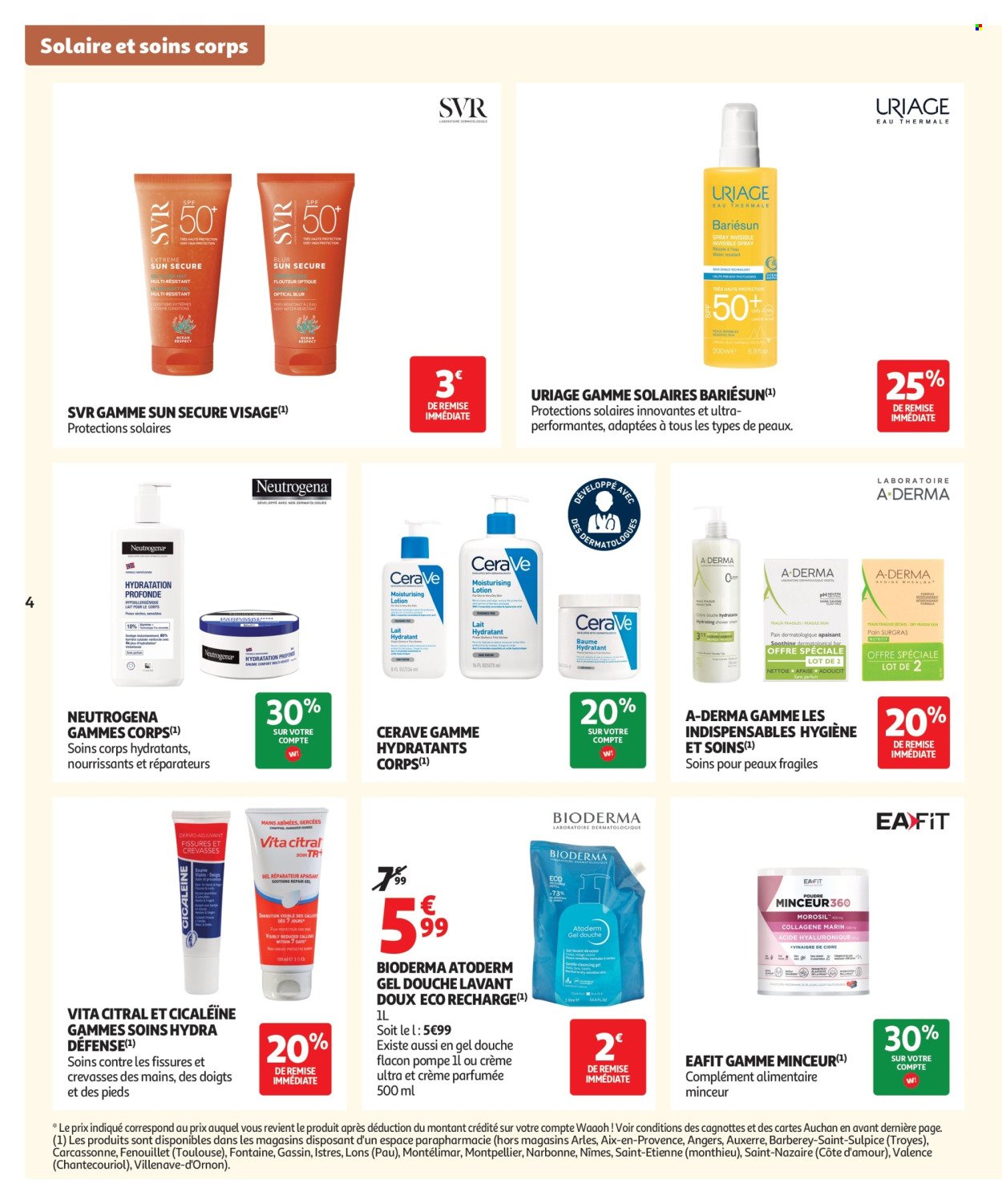 Catalogue AUCHAN - Le bien être à prix doux