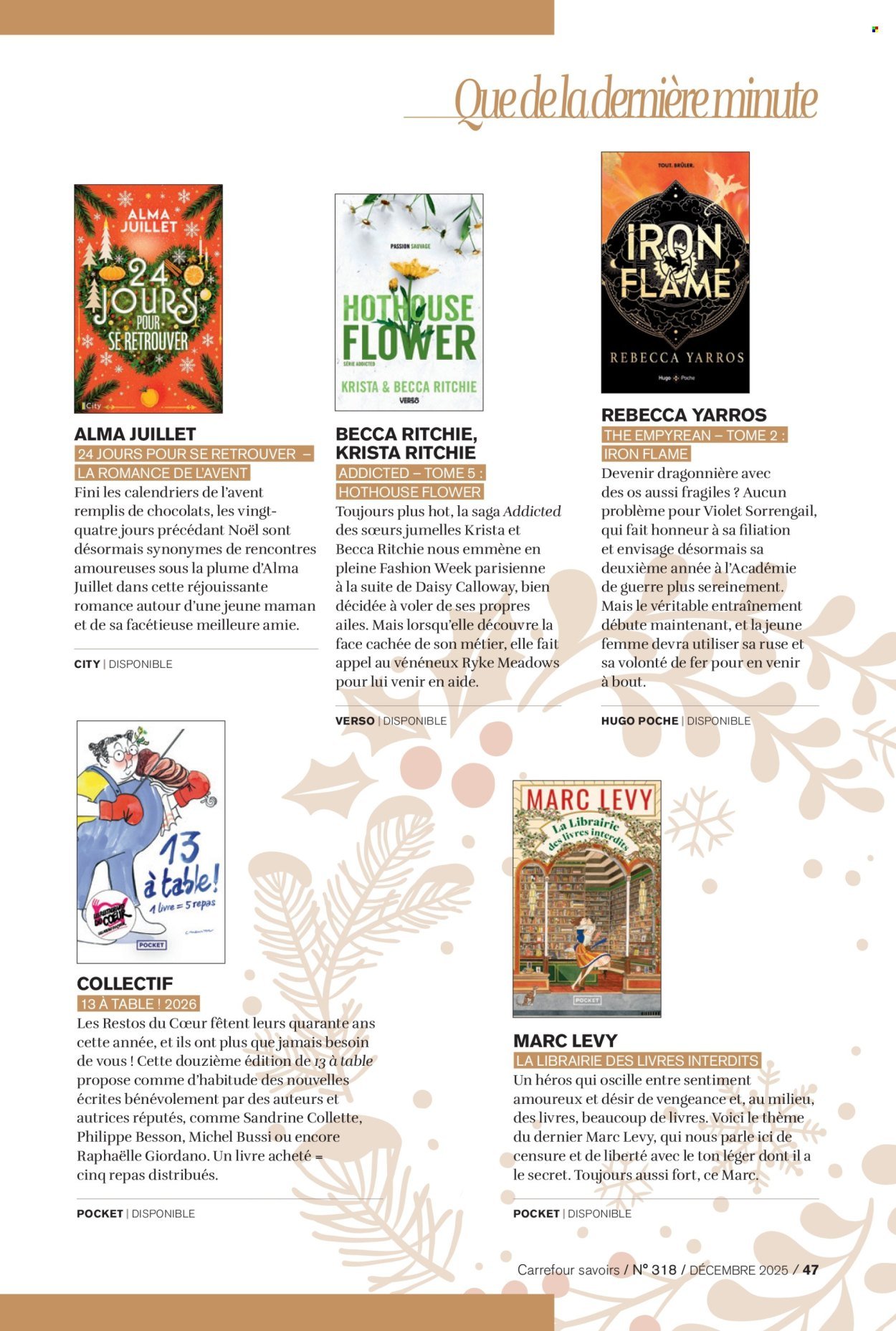 Catalogue CARREFOUR - À CHACUN SA CULTURE (2025-12-01 - 2025-12-31)