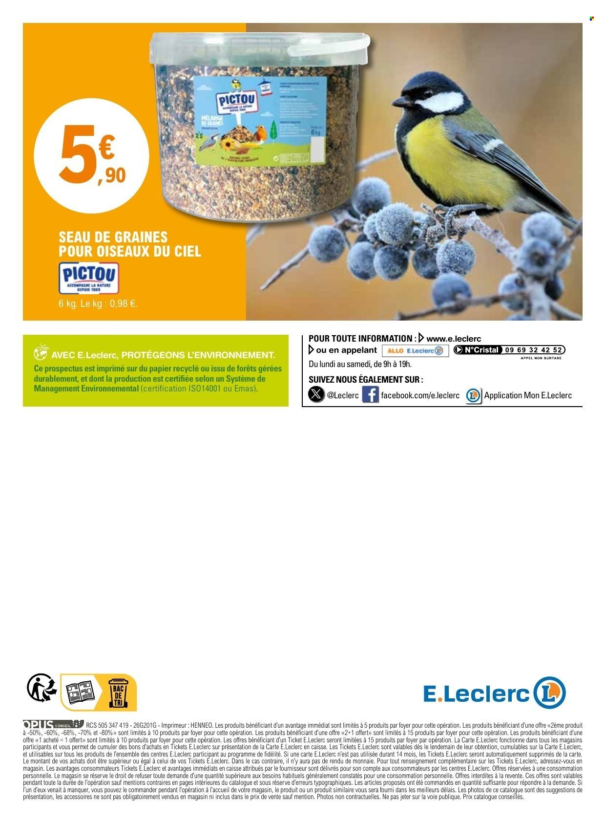 Catalogue E.LECLERC - TRAFIC POUVOIR ACHAT