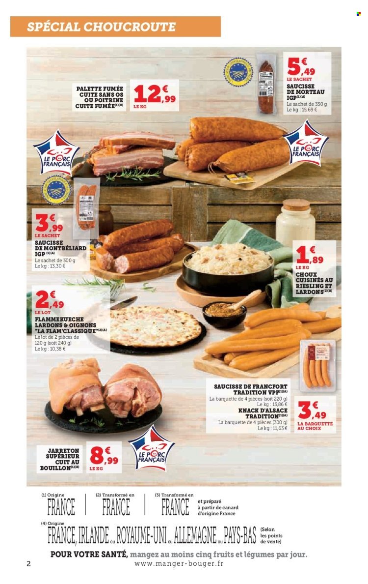 Catalogue U EXPRESS - Le marché à prix bas ! Spécial Choucroute