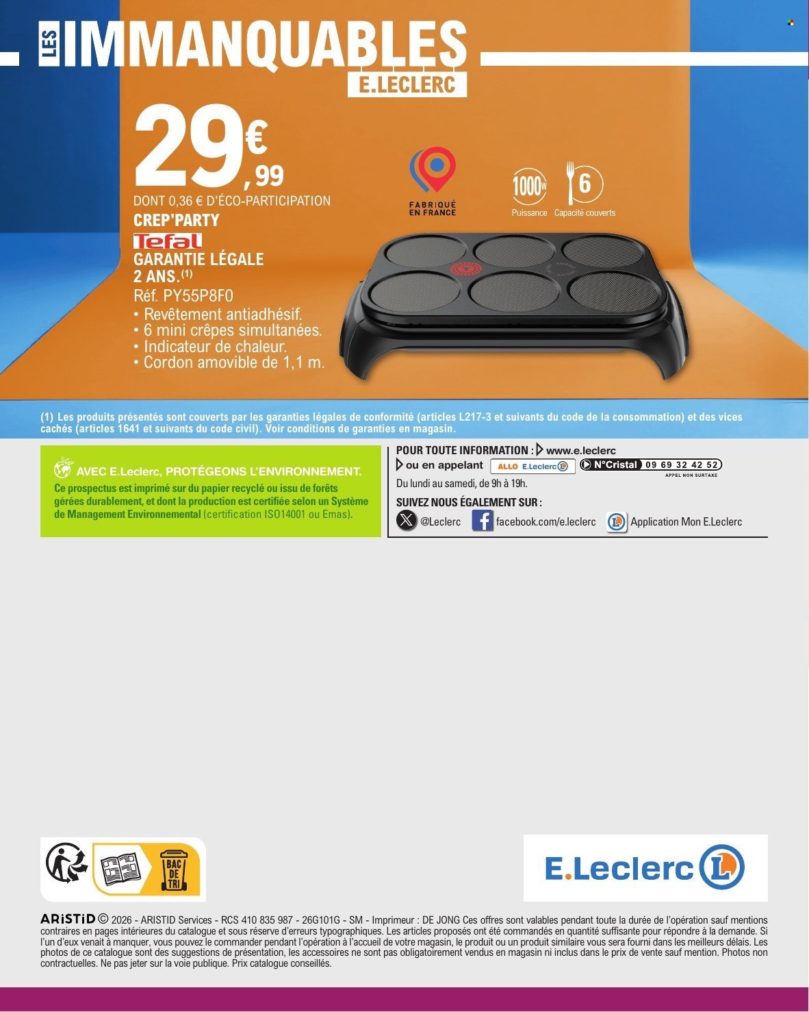 Catalogue E.LECLERC - DEPENSER MOINS