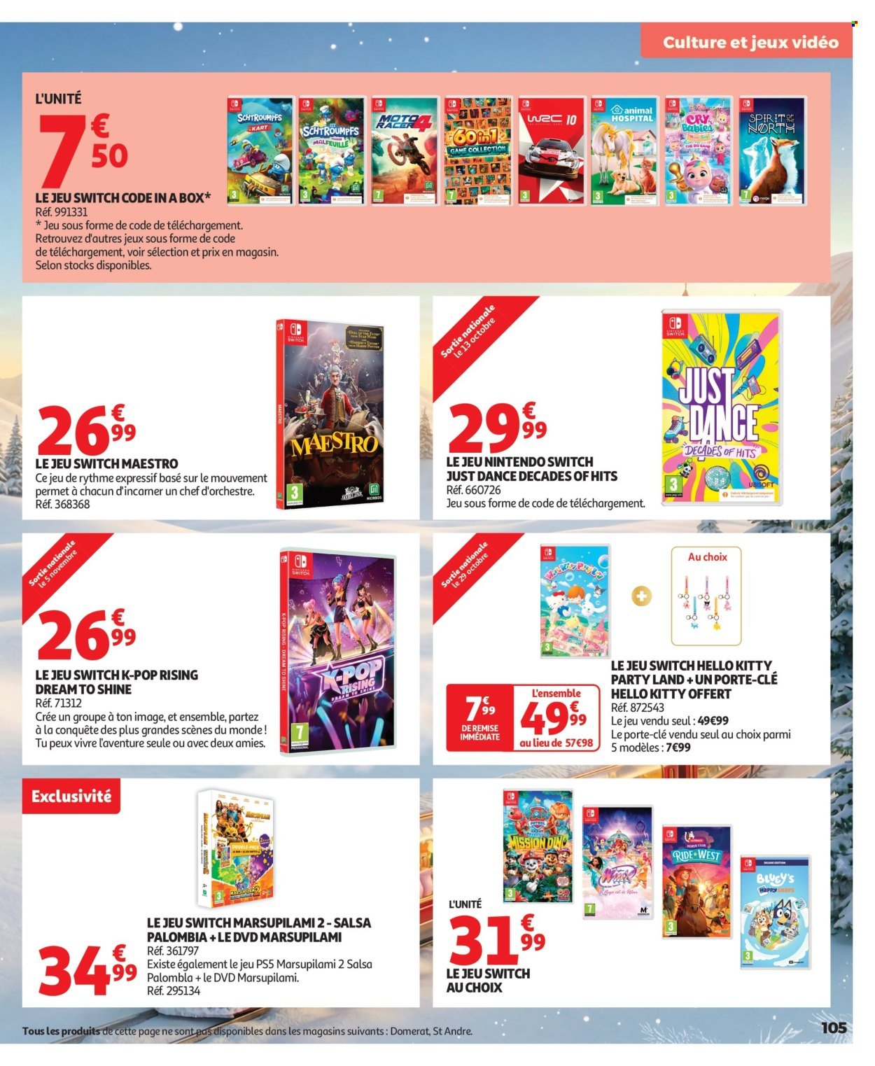 Catalogue AUCHAN - Jouets de Noël