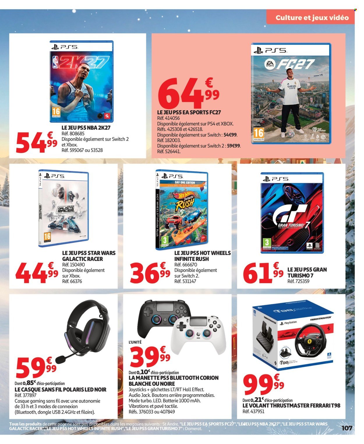 Catalogue AUCHAN - Jouets de Noël
