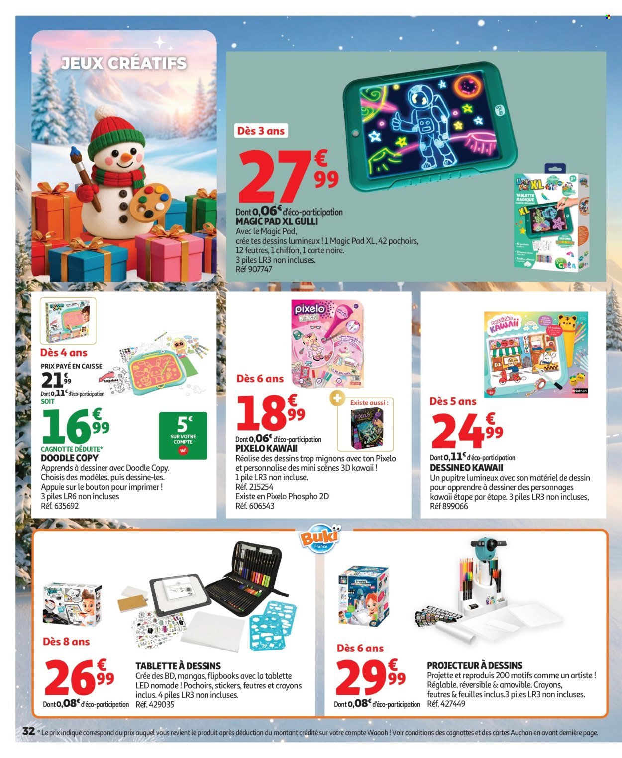 Catalogue AUCHAN - Jouets de Noël