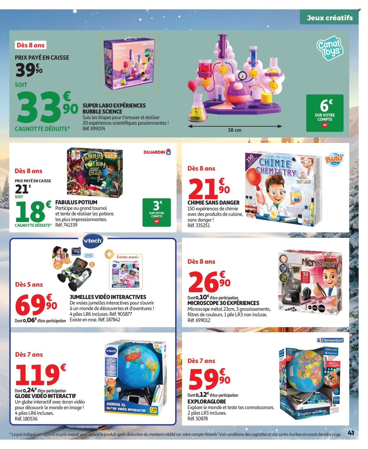 Catalogue AUCHAN - Jouets de Noël