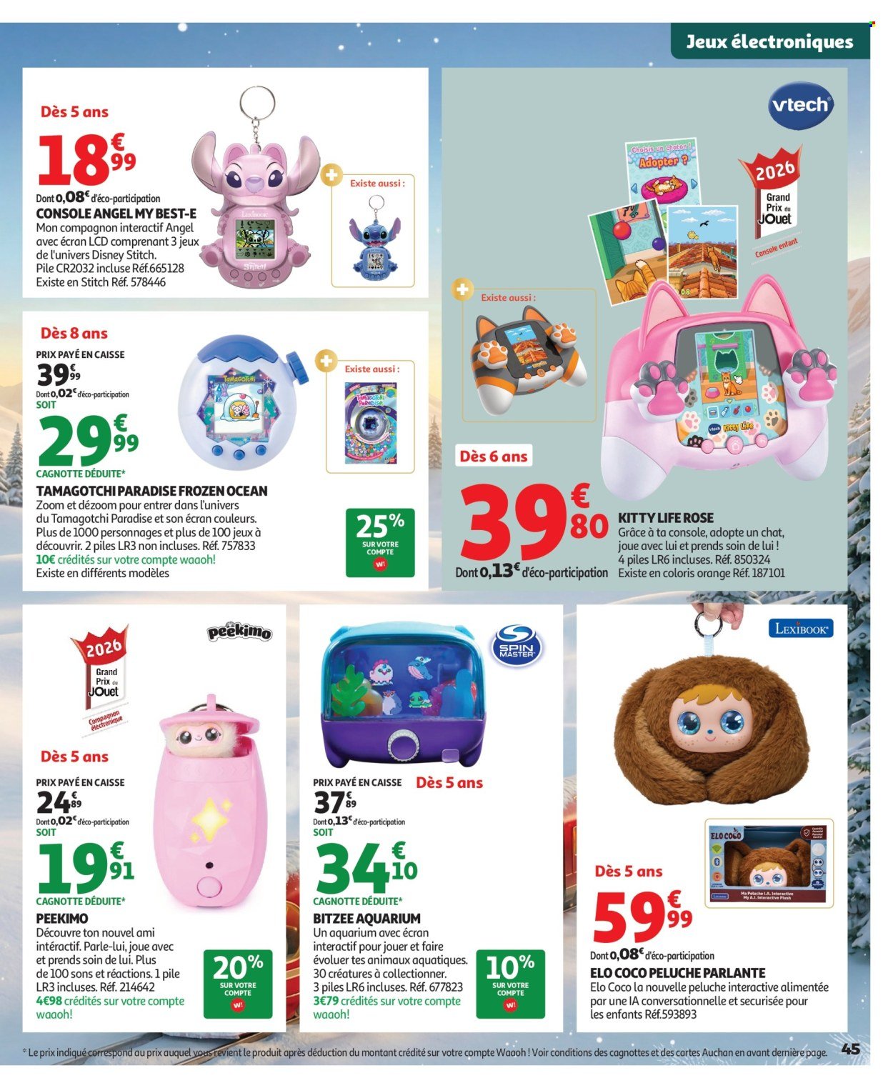 Catalogue AUCHAN - Jouets de Noël