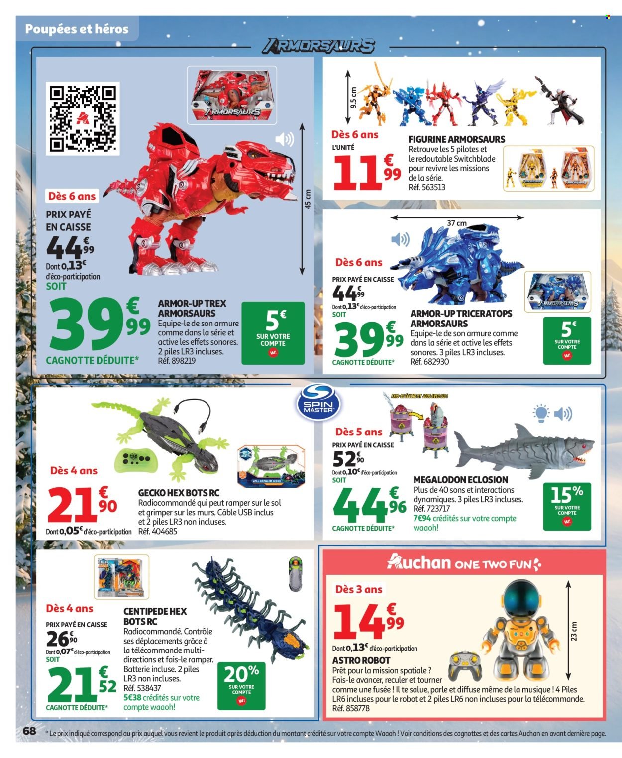 Catalogue AUCHAN - Jouets de Noël