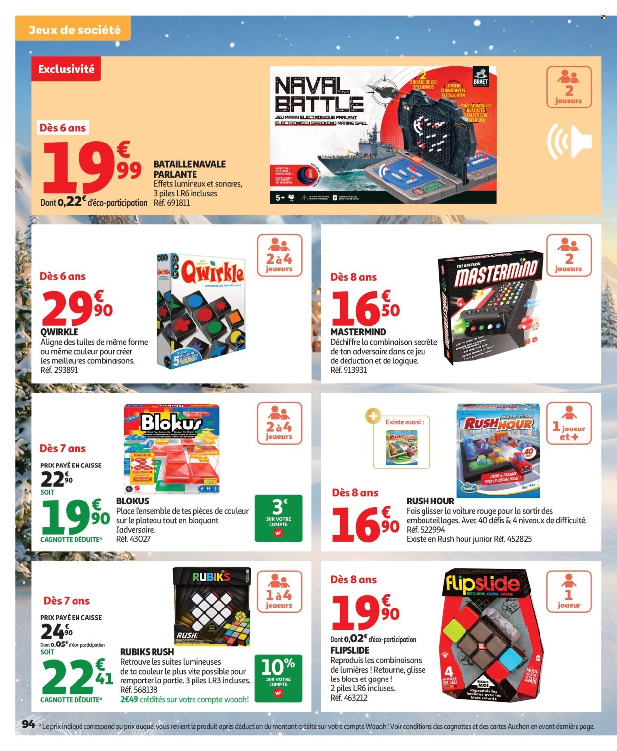 Catalogue AUCHAN - Jouets de Noël