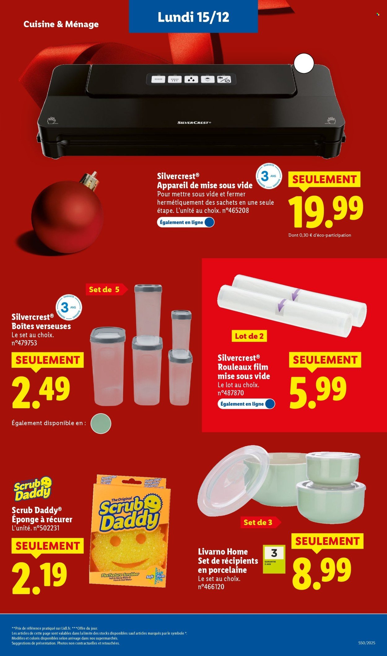 Catalogue LIDL - Les bonnes affaires de la semaine (2025-12-15 - 2025-12-18)