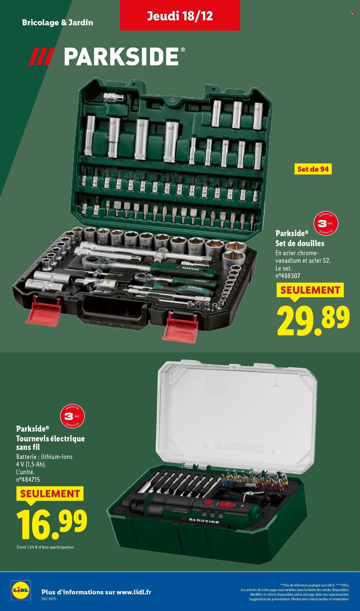 Catalogue LIDL - Les bonnes affaires de la semaine (2025-12-15 - 2025-12-18)