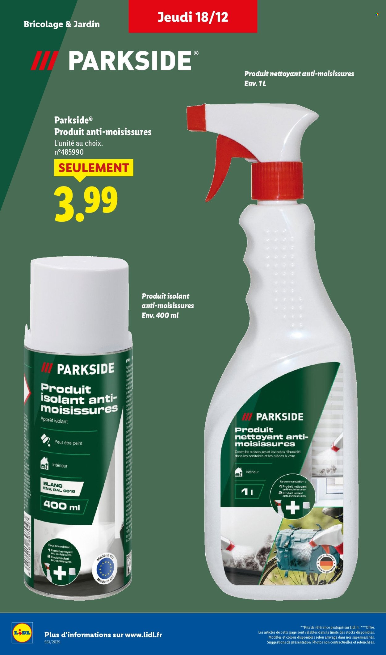 Catalogue LIDL - Les bonnes affaires de la semaine (2025-12-15 - 2025-12-18)