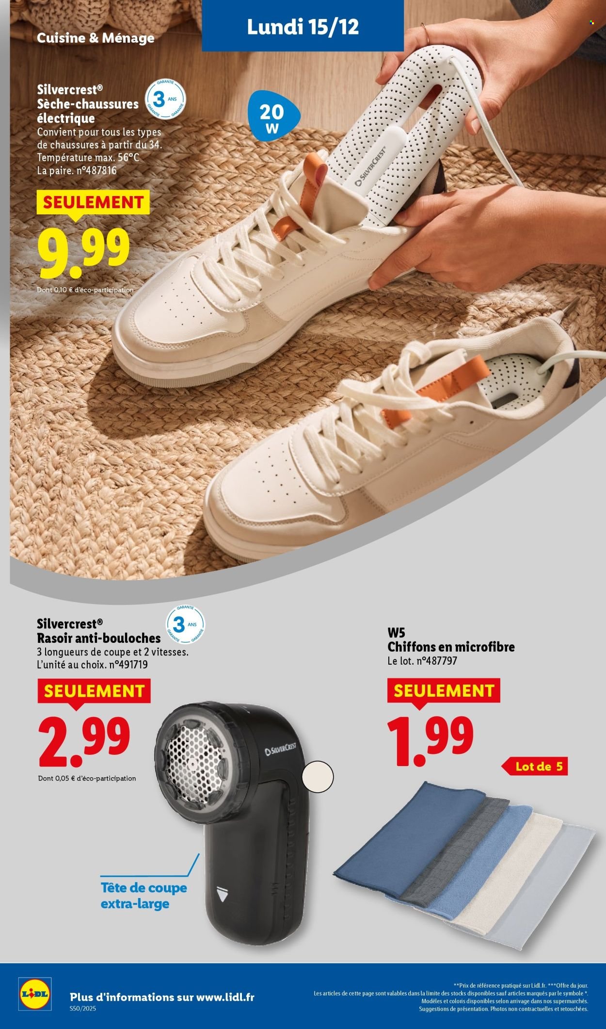 Catalogue LIDL - Les bonnes affaires de la semaine (2025-12-15 - 2025-12-18)