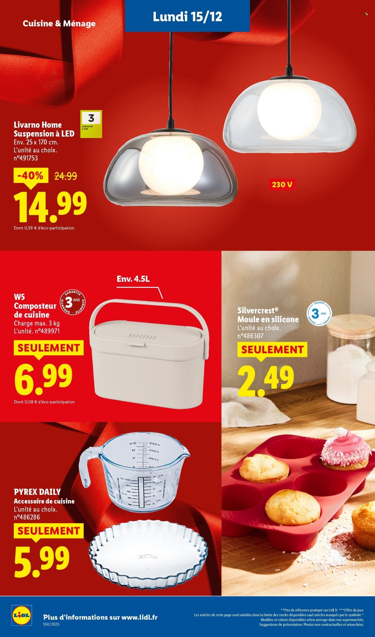 Catalogue LIDL - Les bonnes affaires de la semaine (2025-12-15 - 2025-12-18)