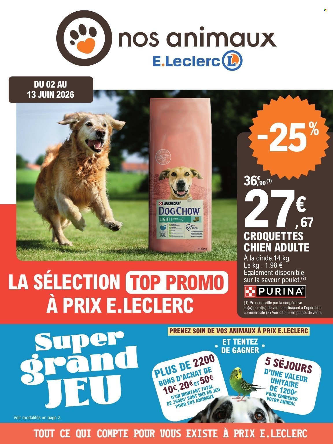 Catalogue E.LECLERC - TRAFIC ANIMALERIE - GRAND JEU