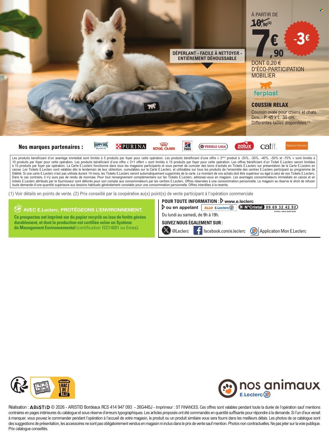 Catalogue E.LECLERC - TRAFIC ANIMALERIE - GRAND JEU