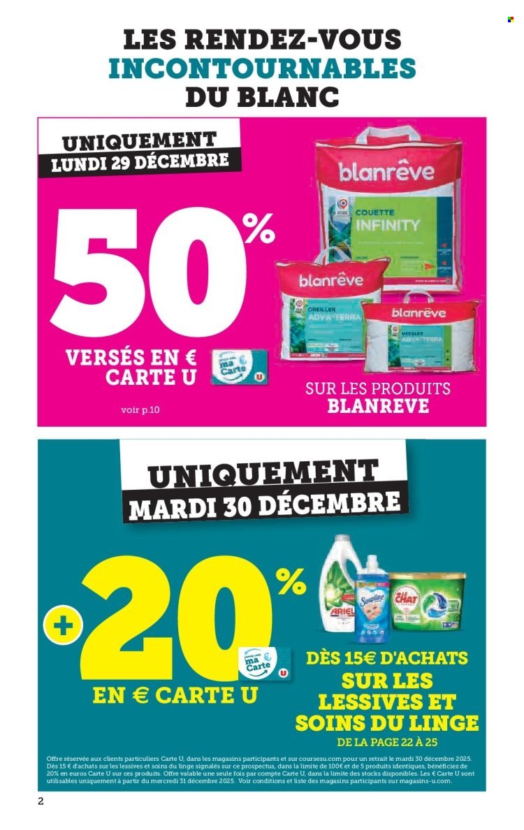Catalogue SUPER U - Le blanc à prix bas (2025-12-16 - 2026-01-11)