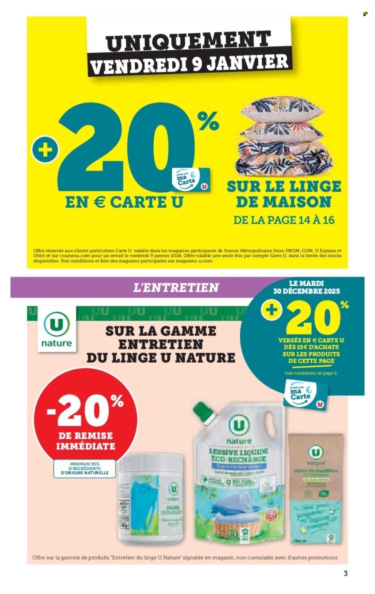 Catalogue SUPER U - Le blanc à prix bas (2025-12-16 - 2026-01-11)