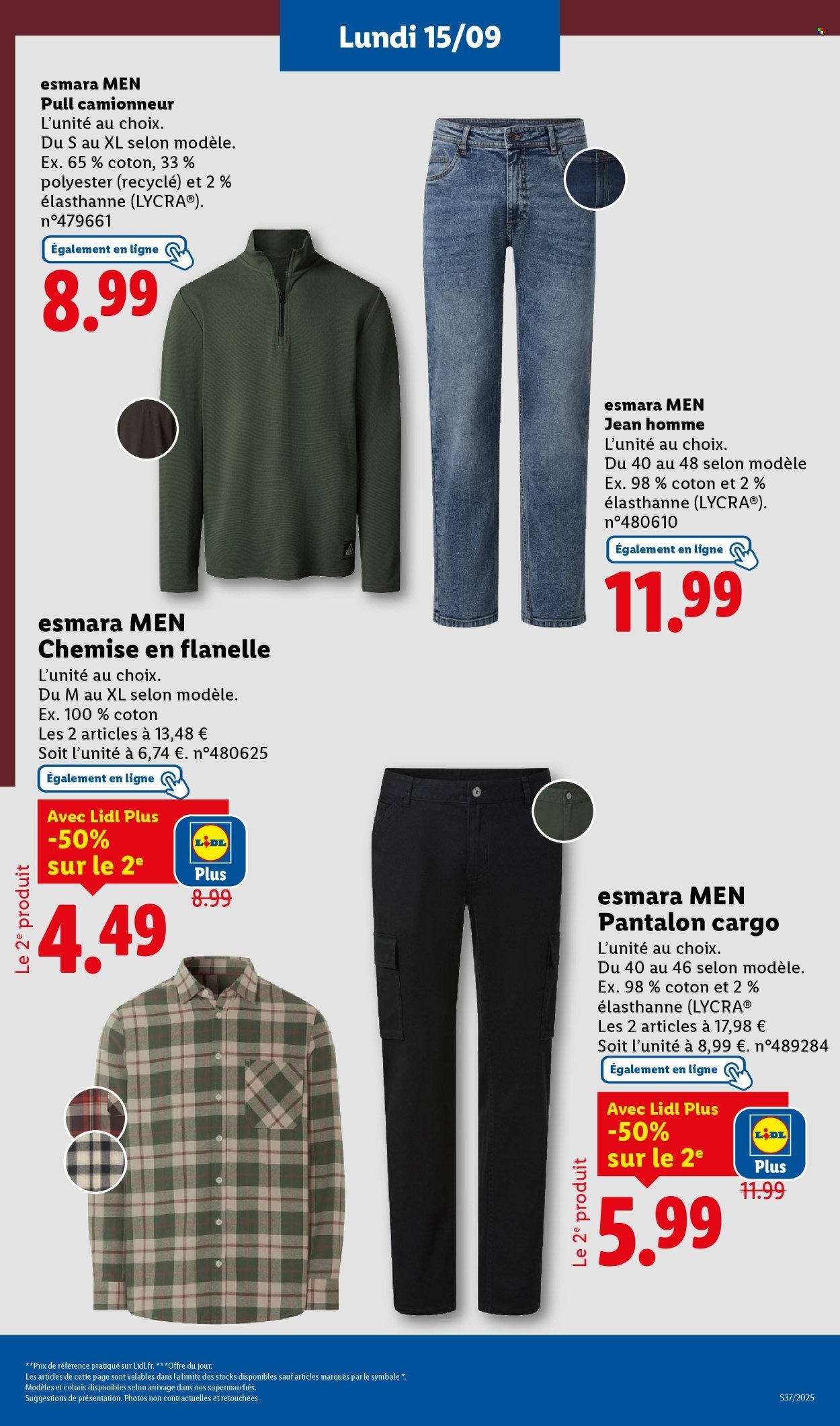 Catalogue LIDL - Les bonnes affaires de la semaine (2025-09-11 - 2025-09-15)