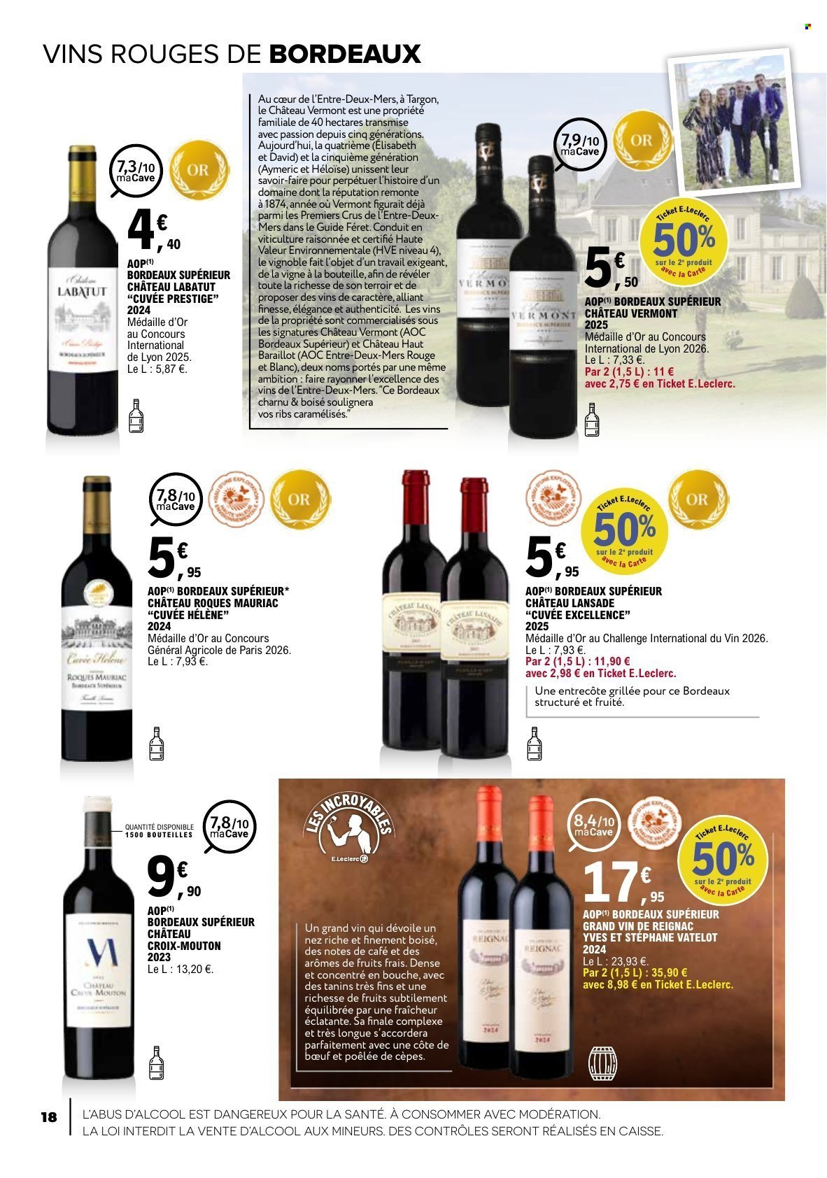 Catalogue E.LECLERC - Foire aux Vins