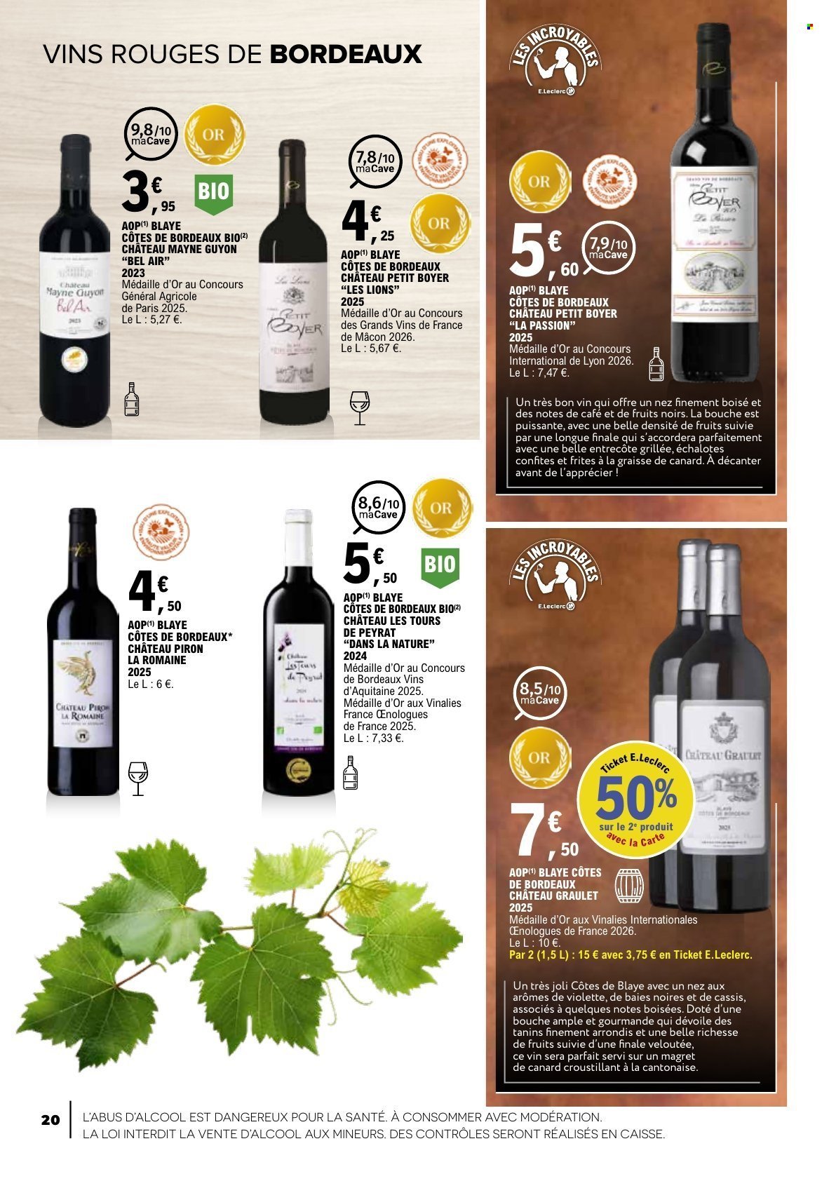 Catalogue E.LECLERC - Foire aux Vins