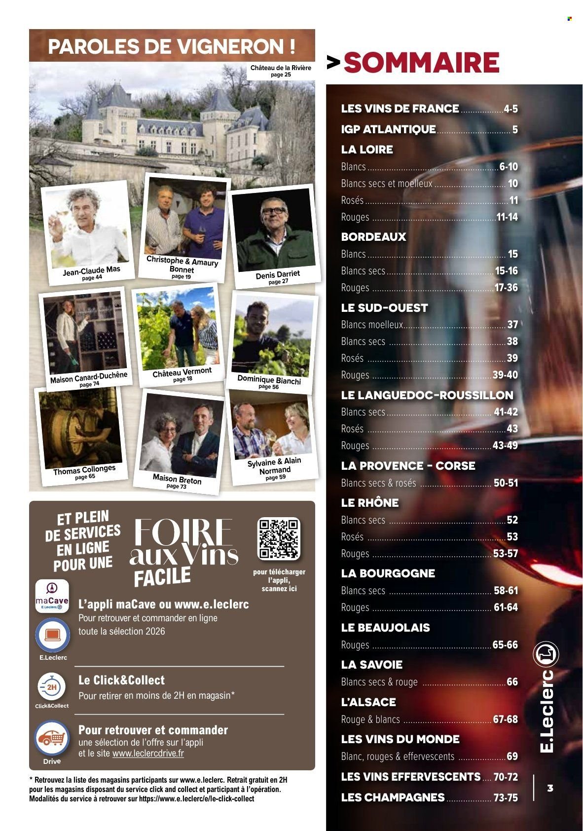 Catalogue E.LECLERC - Foire aux Vins
