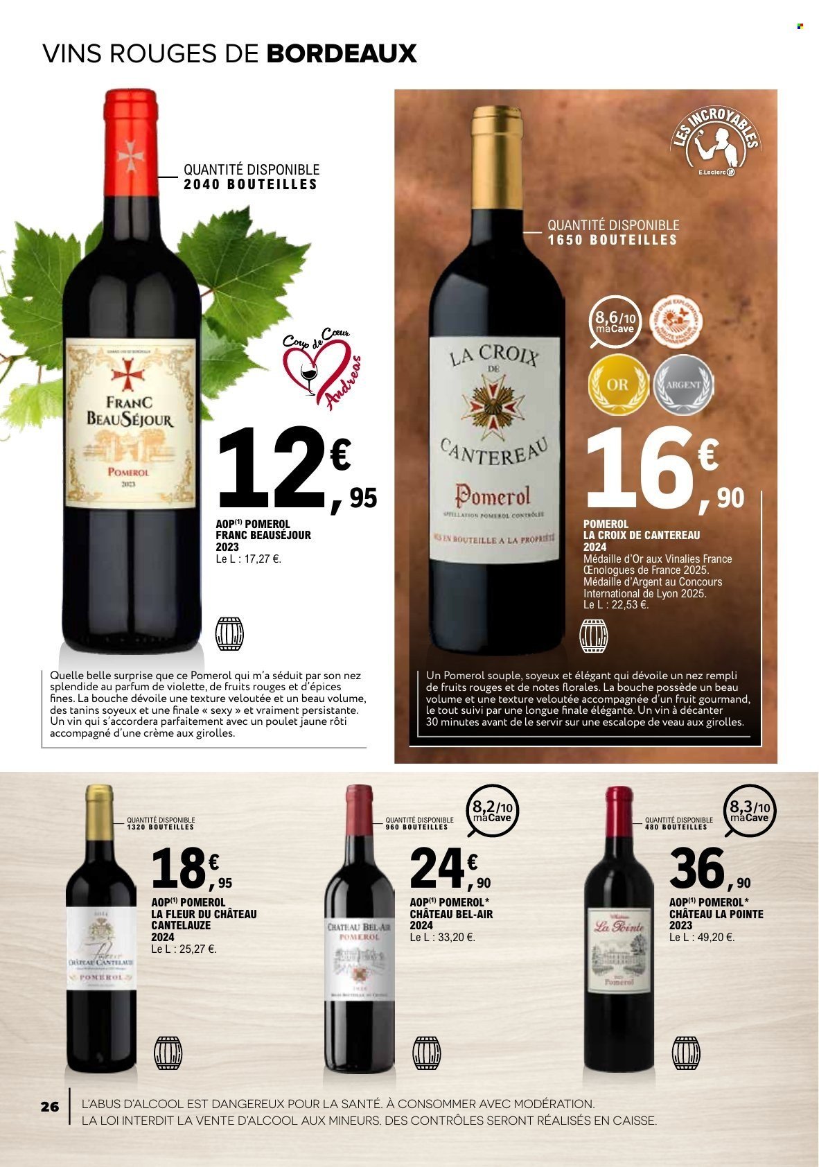 Catalogue E.LECLERC - Foire aux Vins