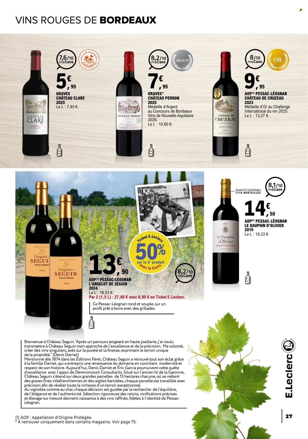 Catalogue E.LECLERC - Foire aux Vins